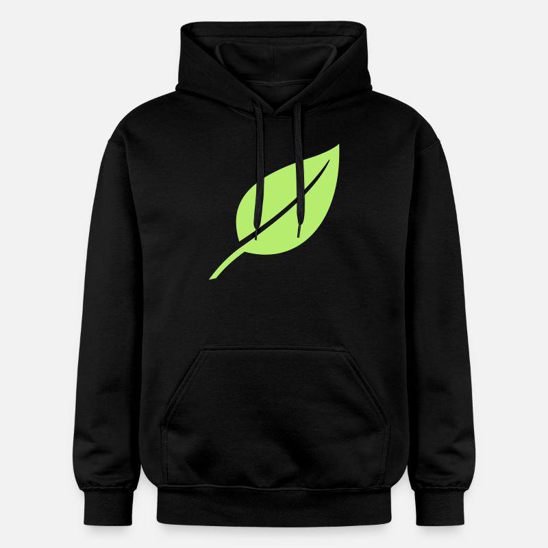 Feuille - Sweat à capuche Softstyle® Gildan Unisexe - noir