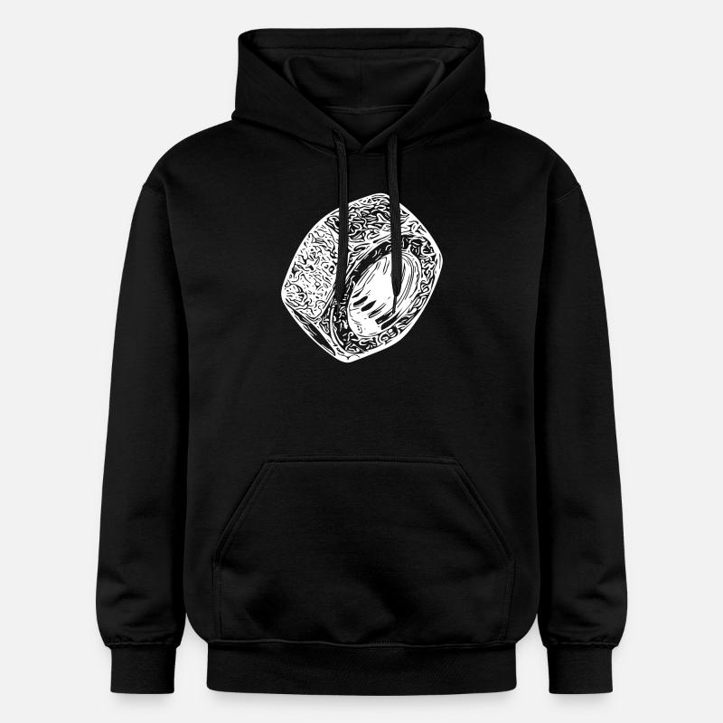 Screw nut light surface - Gildan Unisex Softstyle® Midweight Hoodie - black