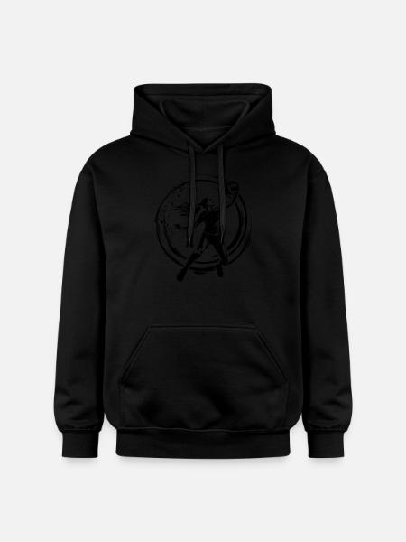 Volleyball player - Gildan Unisex Softstyle® Midweight Hoodie - black