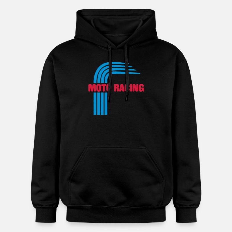 Moto Racing - Sweat à capuche Softstyle® Gildan Unisexe - noir