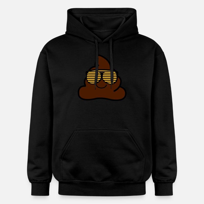 coole_kacke_02 - Sweat à capuche Softstyle® Gildan Unisexe - noir