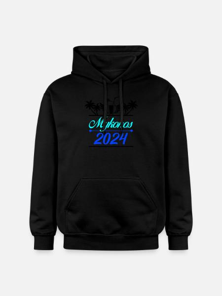 Mykonos 2024 - Gildan Unisex Softstyle® Midweight Hoodie - black