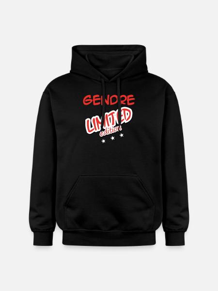 GENDRE LIMITED EDITION - Gildan Unisex Softstyle® Midweight Hoodie - black