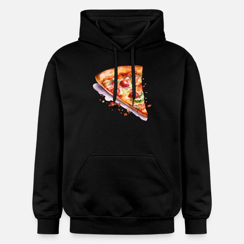 pizza - Sweat à capuche Softstyle® Gildan Unisexe - noir