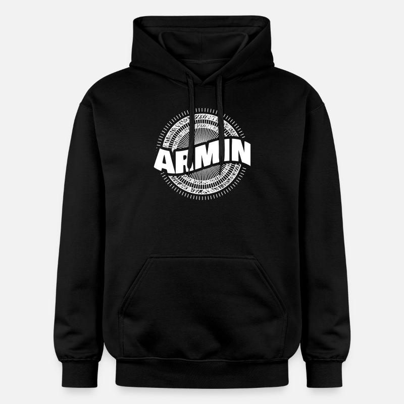 Idée cadeau Armin - Sweat à capuche Softstyle® Gildan Unisexe - noir