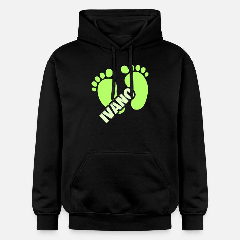 Ivano comme naissance - Sweat à capuche Softstyle® Gildan Unisexe - noir