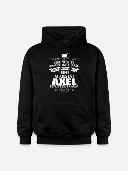AXEL - Majestät - Gildan Unisex Softstyle® Midweight Hoodie - Schwarz