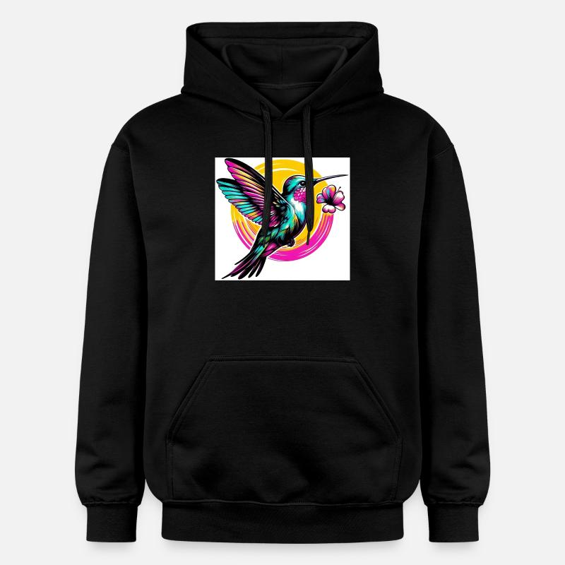 Colibri - Sweat à capuche Softstyle® Gildan Unisexe - noir