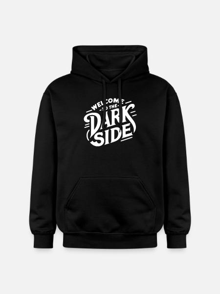 The Dark Side (dark) - Gildan Unisex Softstyle® Midweight Hoodie - black