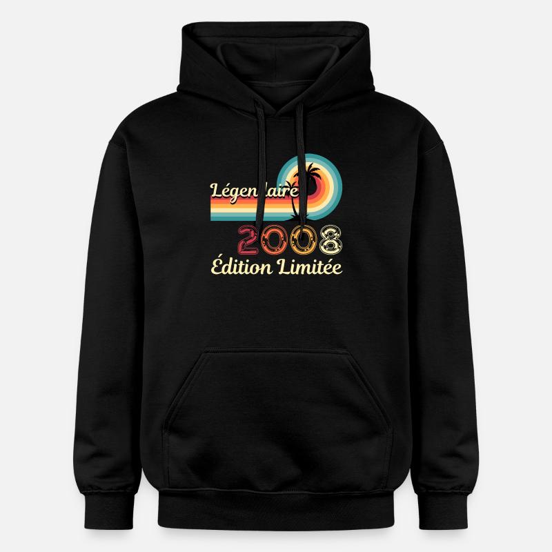 Légendaire 2008, édition limitée - Sweat à capuche Softstyle® Gildan Unisexe - noir