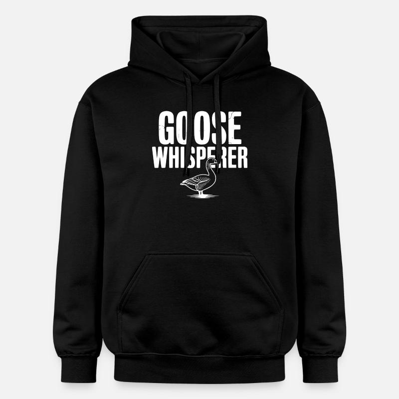 Le Murmureur d’Oies - Sweat à capuche Softstyle® Gildan Unisexe - noir