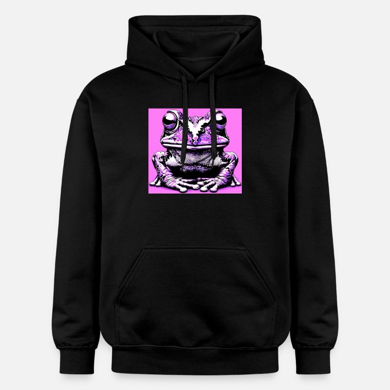 grenouille - Sweat à capuche Softstyle® Gildan Unisexe - noir