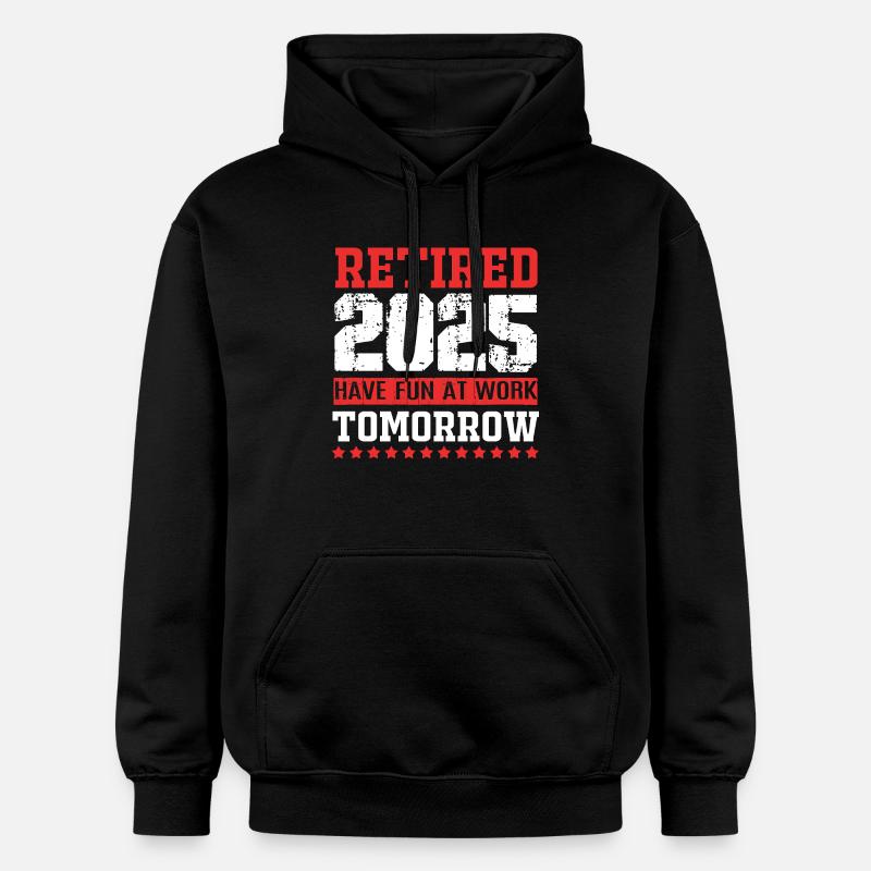 Retraite 2025 Retraité Pension Retraité - Sweat à capuche Softstyle® Gildan Unisexe - noir