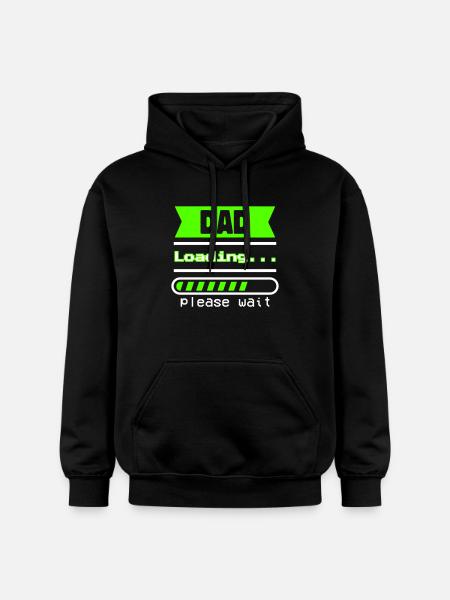 Gift Father's Day – Dad Charges... - Gildan Unisex Softstyle® Midweight Hoodie - black