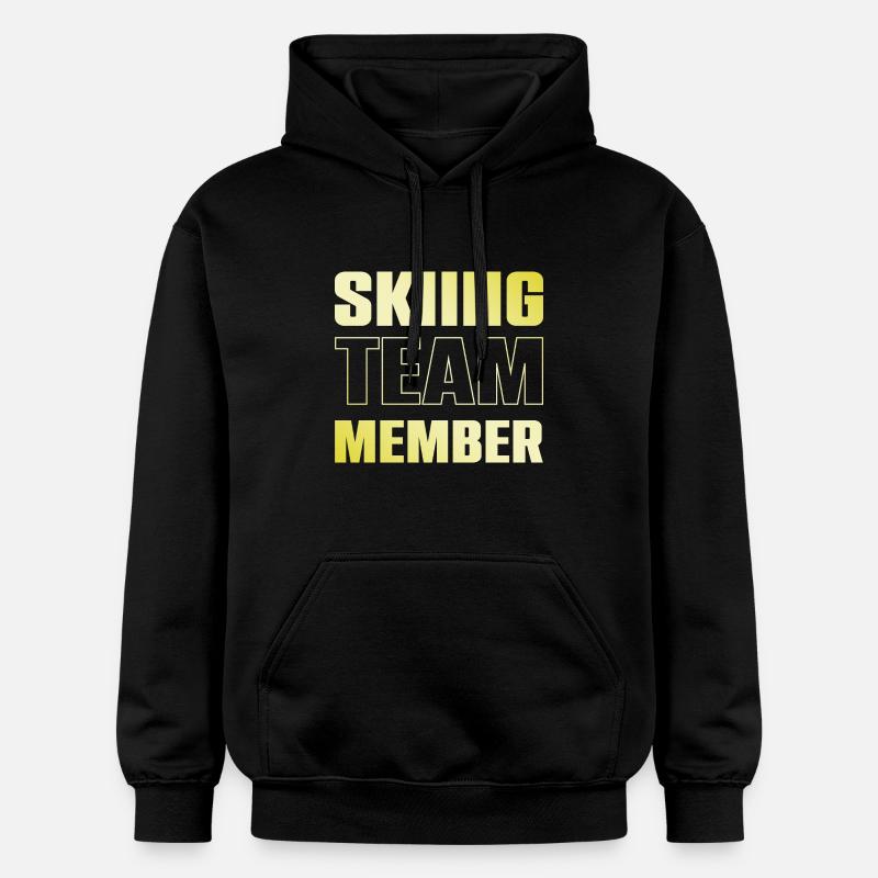 Équipe de ski - Sweat à capuche Softstyle® Gildan Unisexe - noir