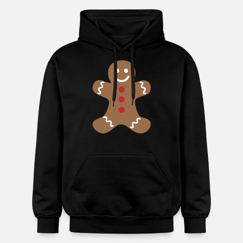 Gingerbread Man - Sweat à capuche Softstyle® Gildan Unisexe - noir