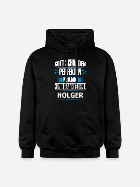 HOLGER - Gildan Unisex Softstyle® Midweight Hoodie - Schwarz