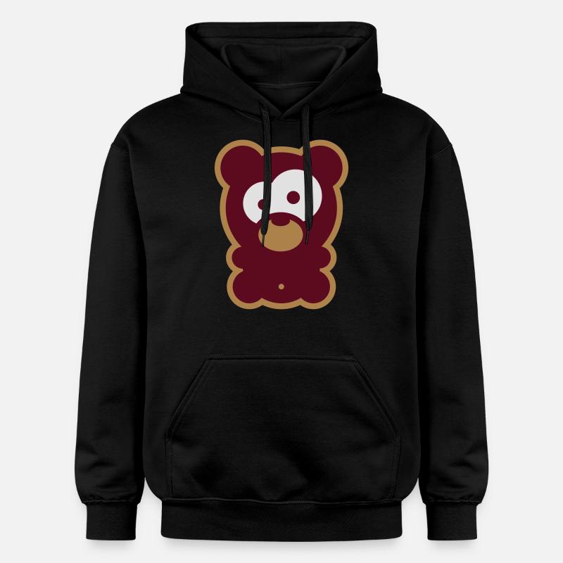 süße Tierchen-Edition: Bärchen - Sweat à capuche Softstyle® Gildan Unisexe - noir