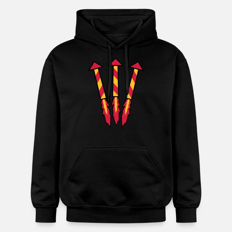 Firework Rockets - Sweat à capuche Softstyle® Gildan Unisexe - noir