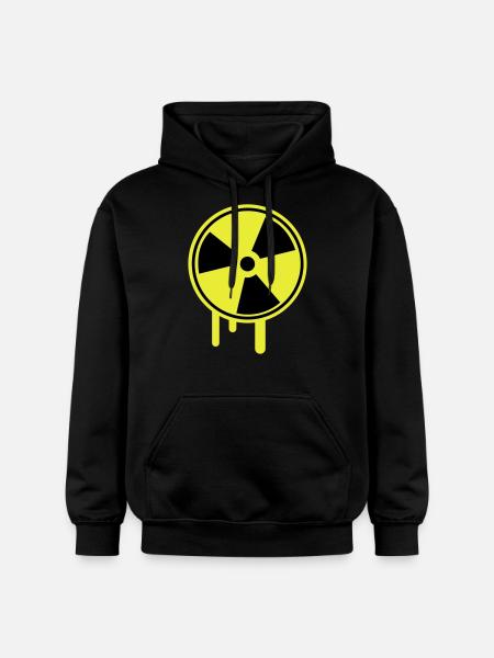 atom_symbol_1_f2 - Sweat à capuche Softstyle® Gildan Unisexe - noir