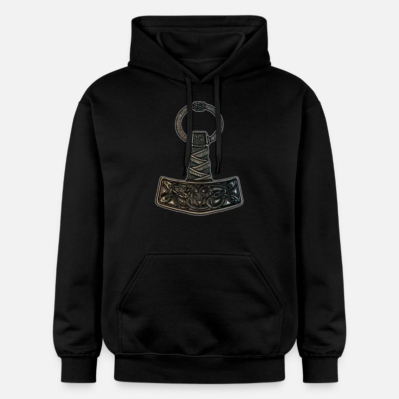 Mjölnir - Sweat à capuche Softstyle® Gildan Unisexe - noir