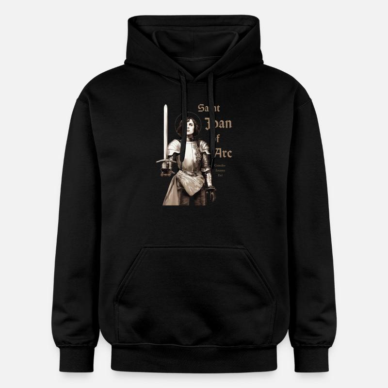 Sainte Jeanne d’Arc - Sweat à capuche Softstyle® Gildan Unisexe - noir