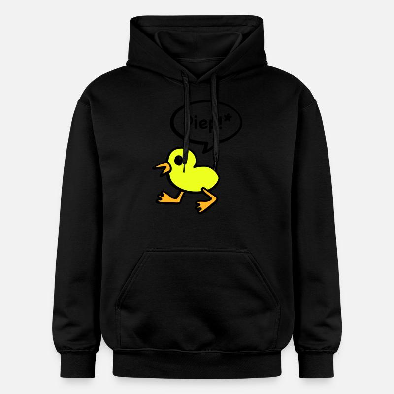 bip oiseau - Sweat à capuche Softstyle® Gildan Unisexe - noir