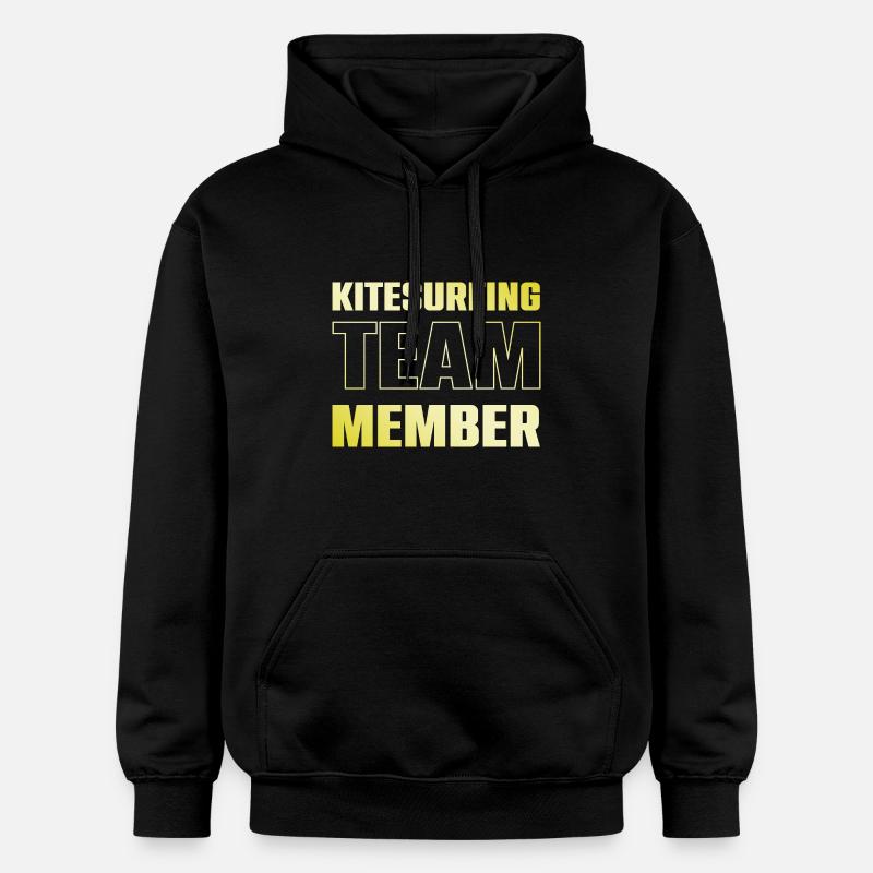 Équipe de kitesurf - Sweat à capuche Softstyle® Gildan Unisexe - noir