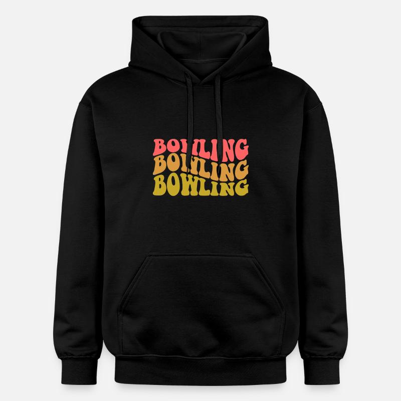 Bowling - Sweat à capuche Softstyle® Gildan Unisexe - noir