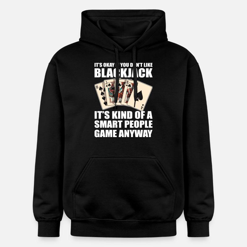 Blackjack Black Jack - Sweat à capuche Softstyle® Gildan Unisexe - noir