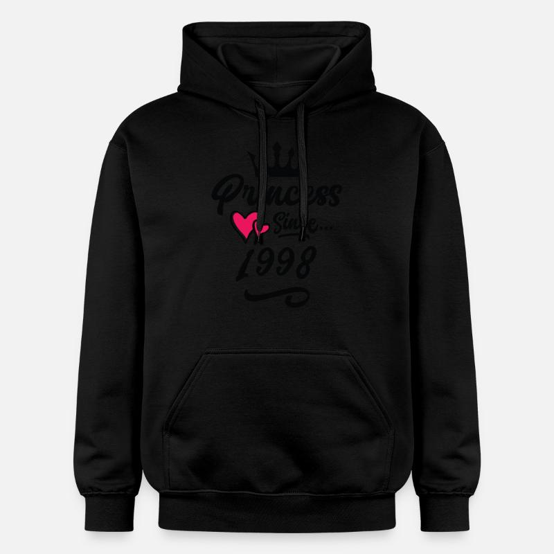 1998 Anniversaire de la princesse - Sweat à capuche Softstyle® Gildan Unisexe - noir