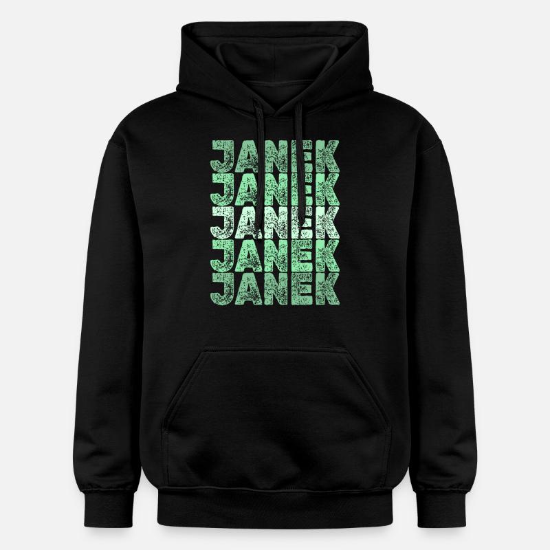 Cadeau pour Janek - Sweat à capuche Softstyle® Gildan Unisexe - noir