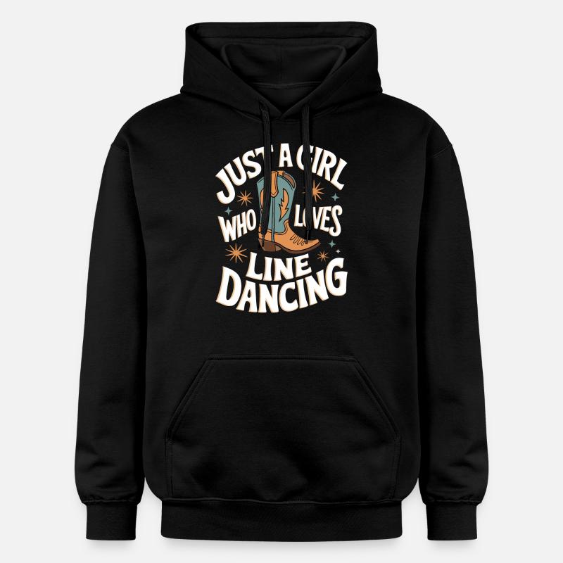 Danse en ligne Danseurs - Sweat à capuche Softstyle® Gildan Unisexe - noir