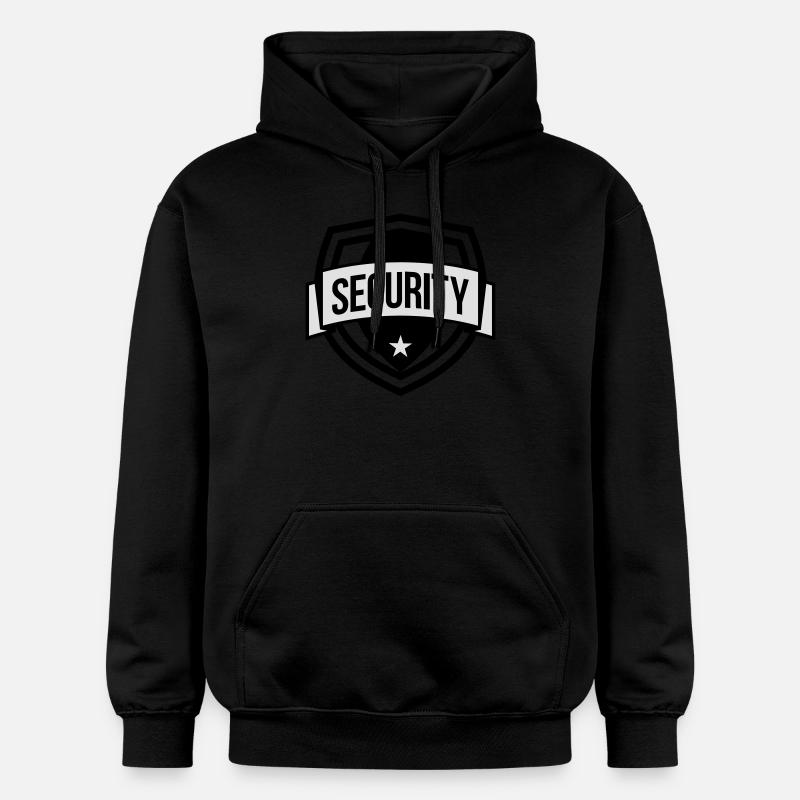 Security - Gildan Unisex Softstyle® Midweight Hoodie - Schwarz