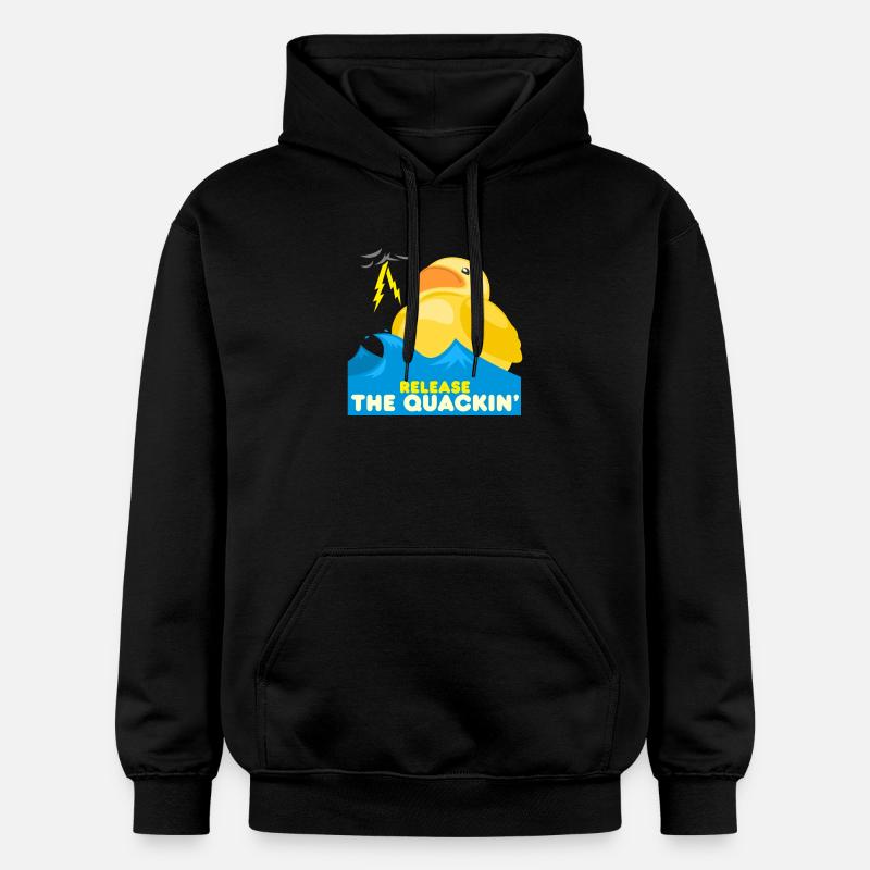 Canard canard de bain - Sweat à capuche Softstyle® Gildan Unisexe - noir
