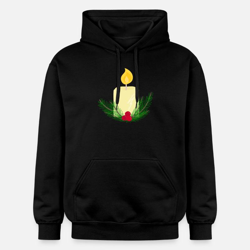 Bougie brûlante du Nouvel An - Sweat à capuche Softstyle® Gildan Unisexe - noir