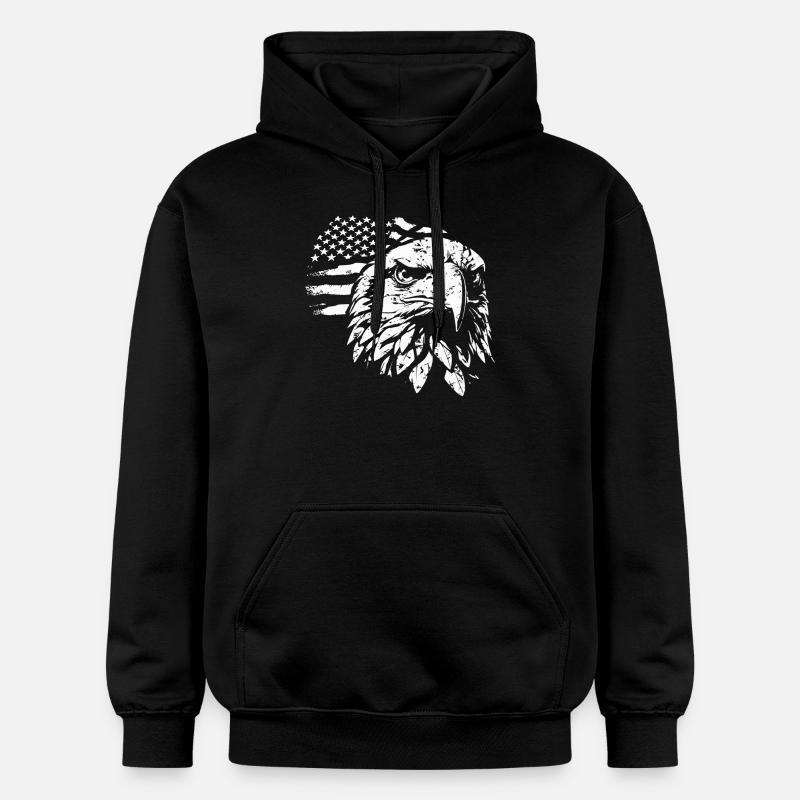 Aigle - Sweat à capuche Softstyle® Gildan Unisexe - noir