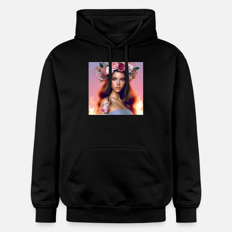 Belle. - Sweat à capuche Softstyle® Gildan Unisexe - noir