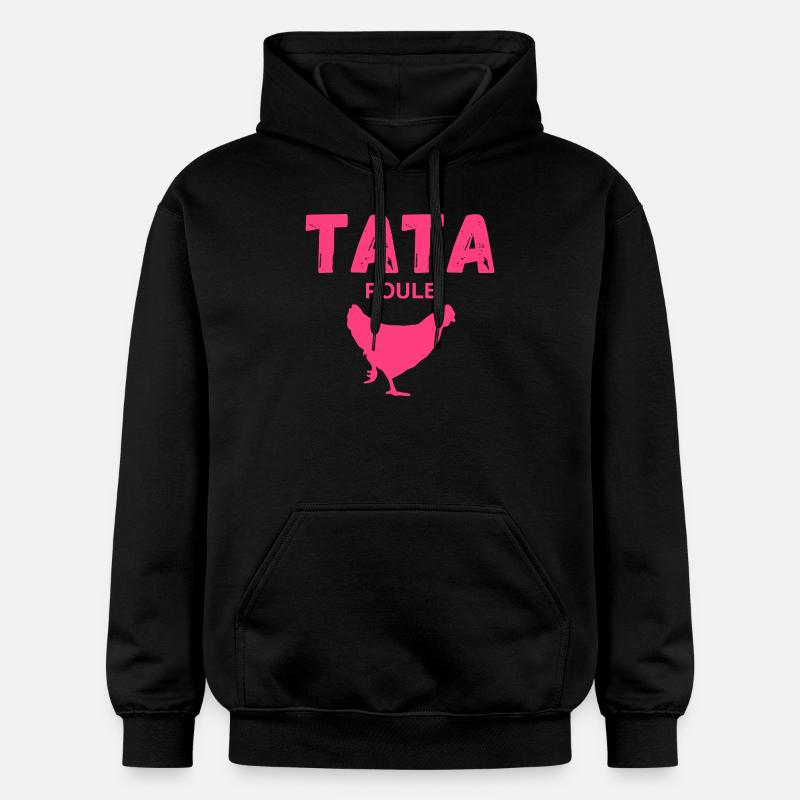 TATa POULE - Sweat à capuche Softstyle® Gildan Unisexe - noir