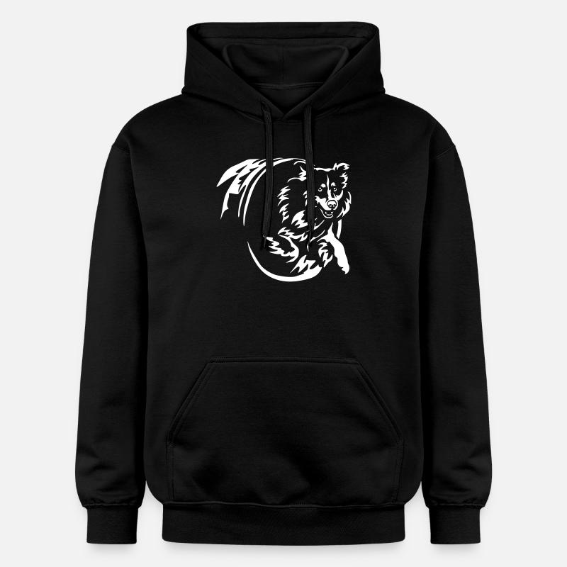 Berger Australien « Black Edition » - Sweat à capuche Softstyle® Gildan Unisexe - noir