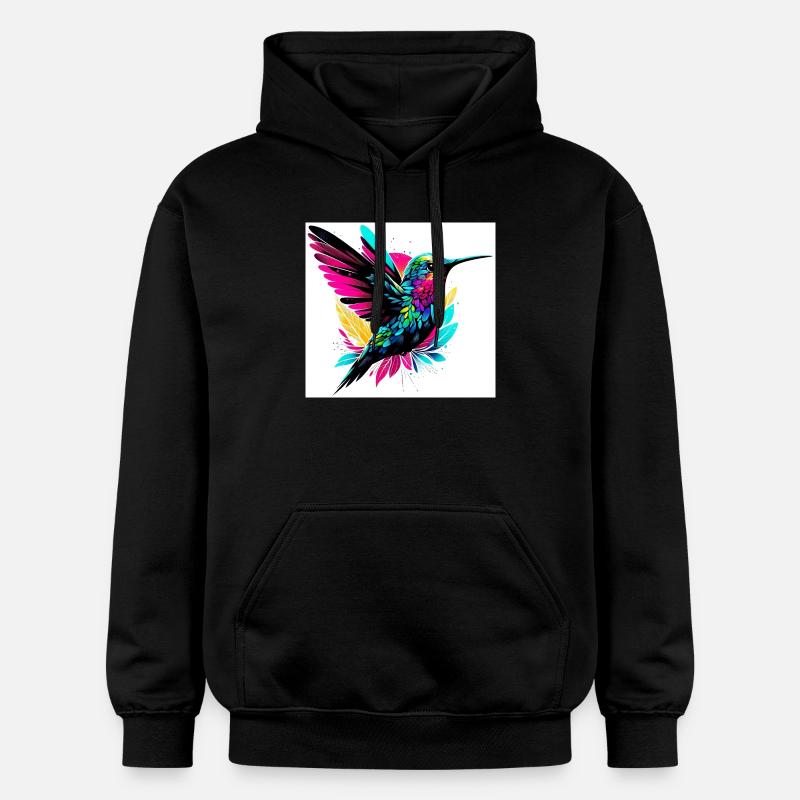 Colibri - Sweat à capuche Softstyle® Gildan Unisexe - noir
