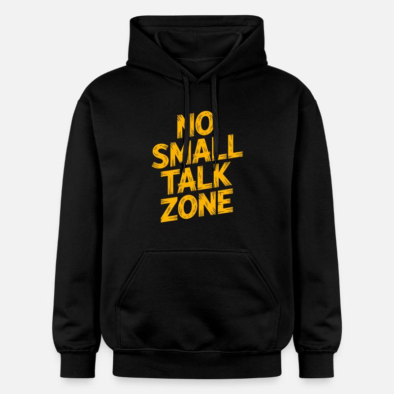 Pas de zone de bavardage - Sweat à capuche Softstyle® Gildan Unisexe - noir