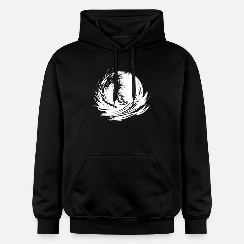 Surfeur énergique Art Surfer - Sweat à capuche Softstyle® Gildan Unisexe - noir