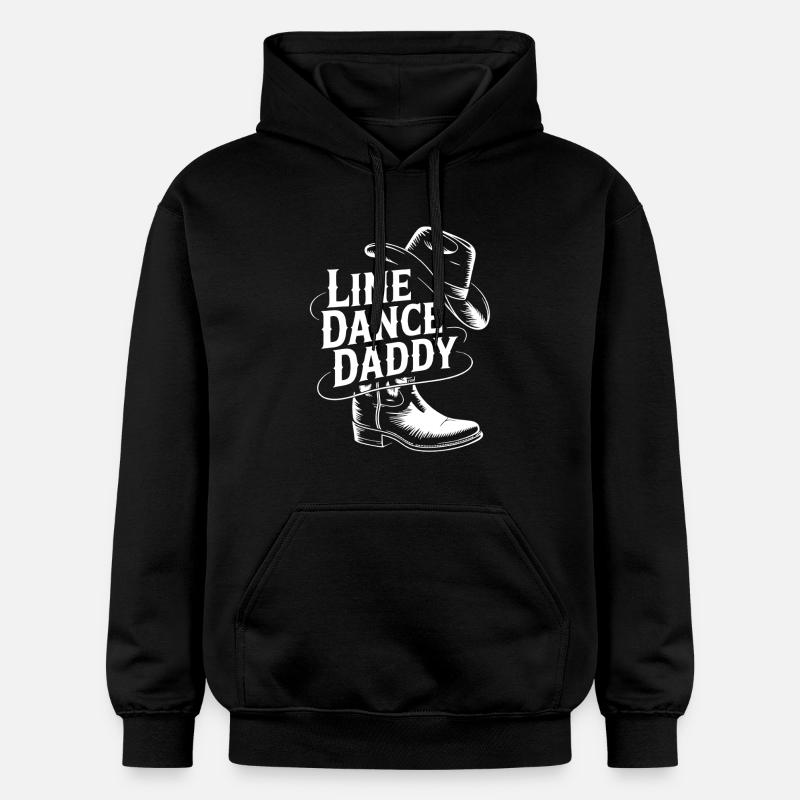 Style Daddy Cowboy en ligne - Sweat à capuche Softstyle® Gildan Unisexe - noir