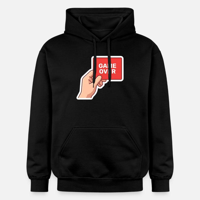 Game Over Rétro Sign - Sweat à capuche Softstyle® Gildan Unisexe - noir