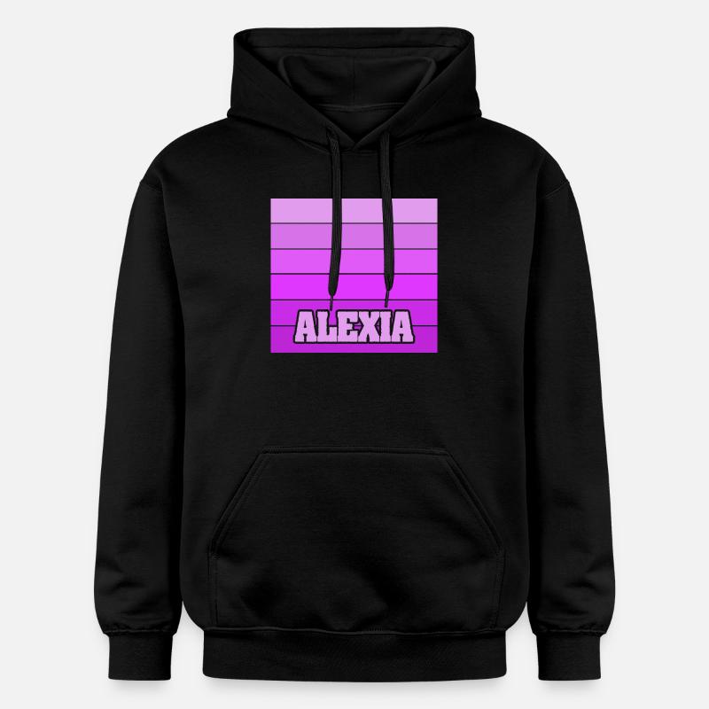 Cadeau pour Alexia - Sweat à capuche Softstyle® Gildan Unisexe - noir