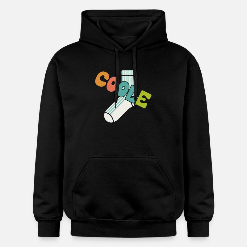 Chaussette cool - design motivant amusant - Sweat à capuche Softstyle® Gildan Unisexe - noir
