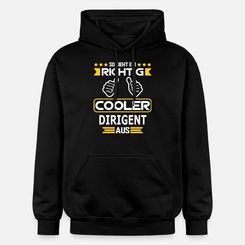 DIRIGENT - Gildan Unisex Softstyle® Midweight Hoodie - Schwarz