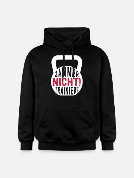 DON'T COMPLAIN! TRAIN - Gildan Unisex Softstyle® Midweight Hoodie - black