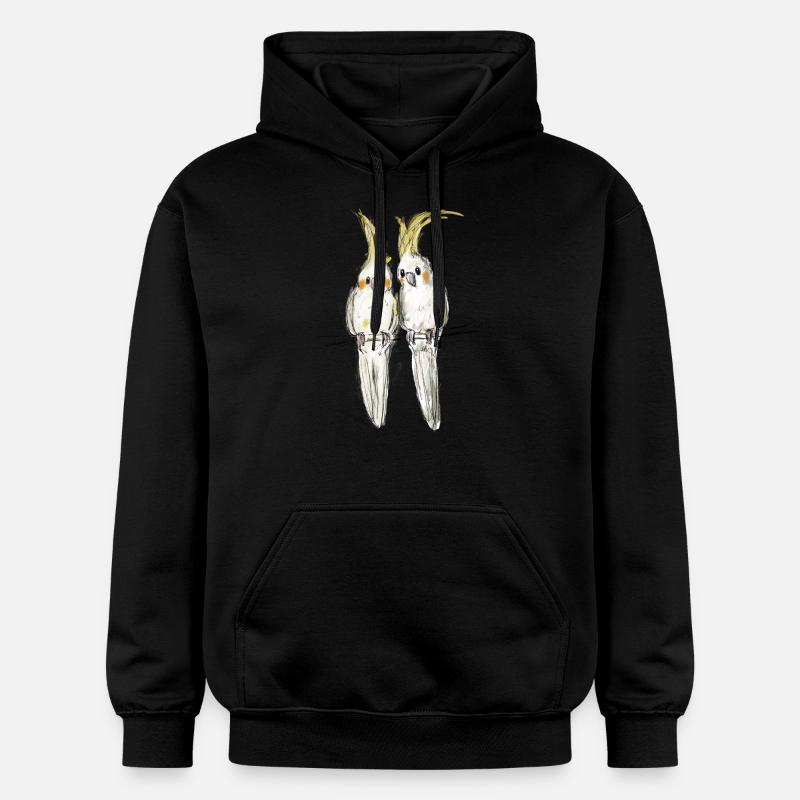 calopsittes - Sweat à capuche Softstyle® Gildan Unisexe - noir